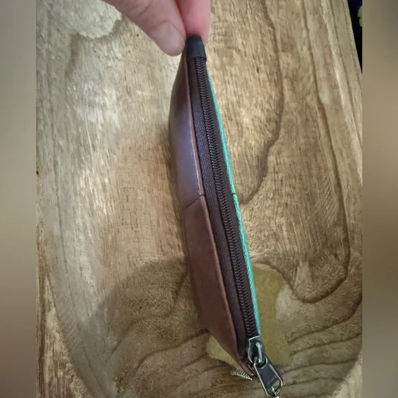 Soruka Green Leather Wallet - Picture 4 of 6